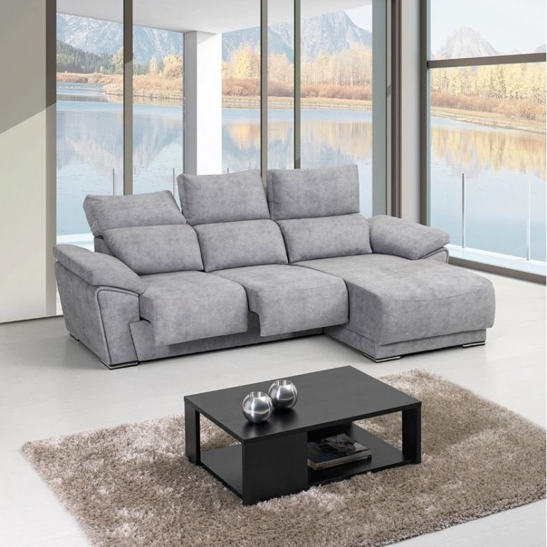 Sofá relax de 2 ou 3 lugares com chaise longue