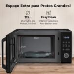 Micro-ondas Digital Preto 31L 1000W com Grill