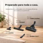 Aspirador Sem Saco FLAMA Spin&Go Cyclone 1687FL – 800W com Filtro HEPA