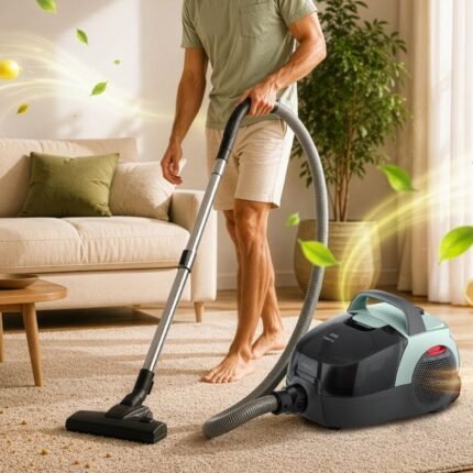 Aspirador Sem Saco FLAMA Spin&Go Cyclone 1687FL – 800W com Filtro HEPA