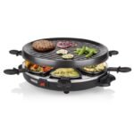 Raclette PRINCESS 162725 Grill Party 800W para 6 Pessoas com Grelhador Antiaderente