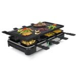 Raclette TRISTAR RA-2746 1400W para 8 Pessoas com Grelhador Antiaderente