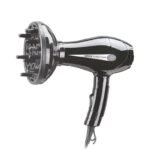 Secador de Cabelo de Viagem HAEGER Perfect Travel 750W com Pega Dobrável, Difusor e Concentrador