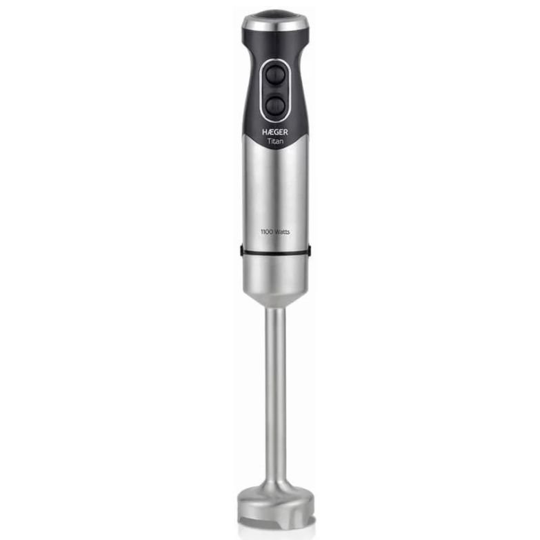 Varinha Mágica HAEGER Titan 1100W HB-11B.014A com Pé Inox e Lâmina de Titânio
